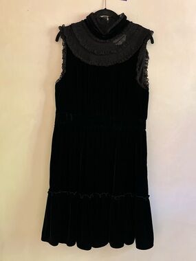 Kate Spade Romantic Goth Velvet Dress